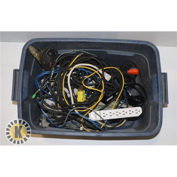 ESTATE BOX OF ASSORTED CABLES