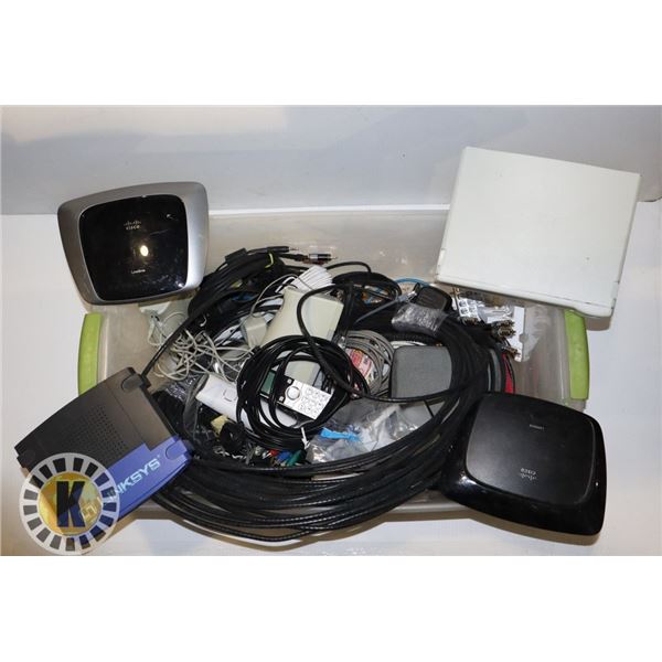 ESTATE TOTE OF ELECTRONIC ASSORTMENTS