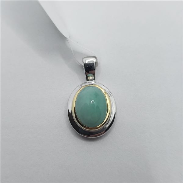 SILVER EMERALD(1.3CT) PENDANT