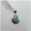 Image 1 : SILVER EMERALD(1.3CT) PENDANT