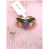 Image 1 : SILVER TANZANITE & DIAMOND 1.4CT RING
