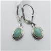 Image 2 : SILVER EMERALD(2.1CT) EARRINGS