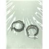 Image 1 : SILVER SMALL HOOP  EARRINGS