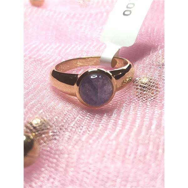 SILVER TANZANITE(1.4CT) RING