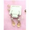 Image 1 : SILVER LEMON QUARTZ(5CT) EARRINGS