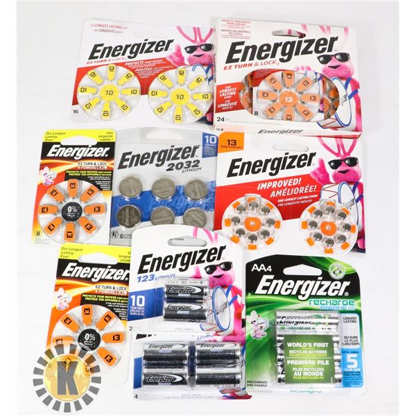 BAG OF ASSORTED BATTERIES