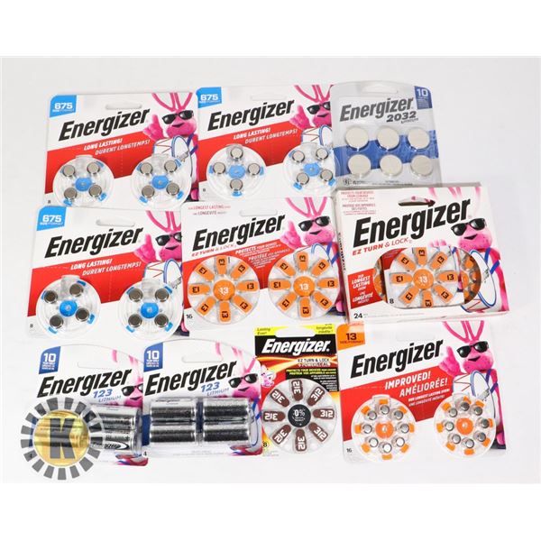 BAG OF ASSORTED BATTERIES