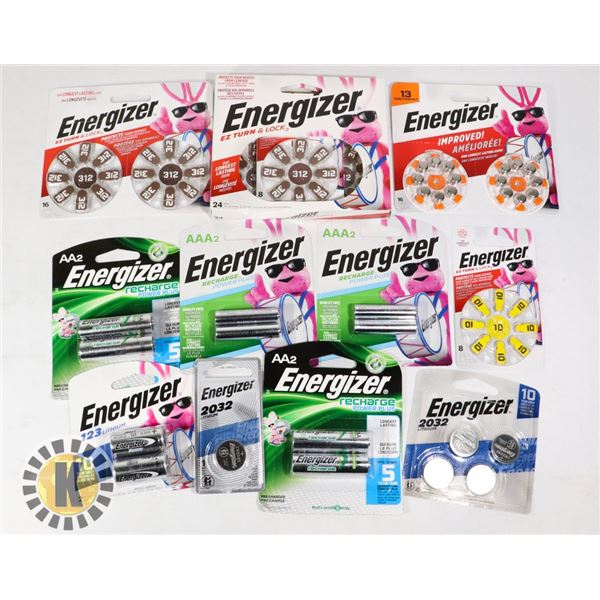 BAG OF ASSORTED BATTERIES