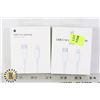 Image 1 : TWO CHARGE CABLES FOR APPLE PRODUCTS