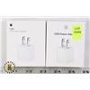 Image 1 : TWO APPLE POWER ADAPTORS