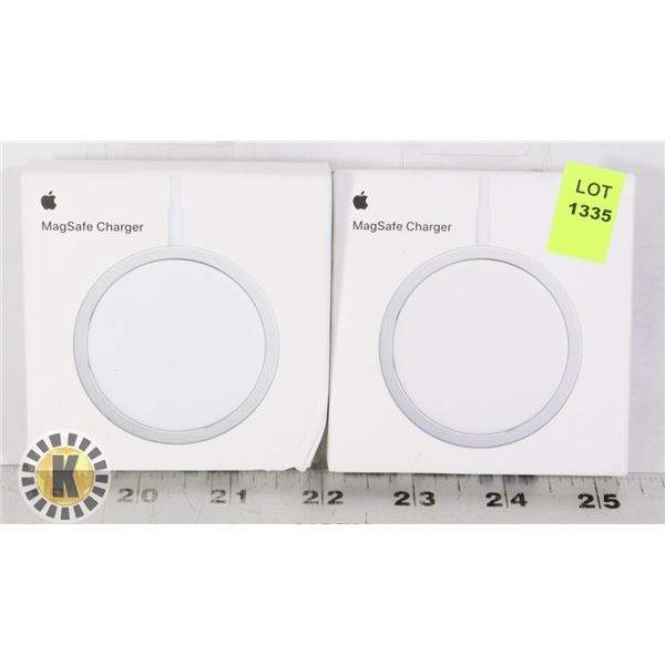TWO APPLE MAGSAFE CHARGERS