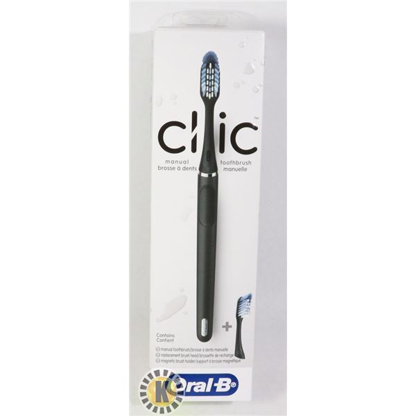 NEW ORAL B CLIC MANUAL TOOTHBRUSH