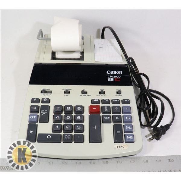 CANON CP1200D 12 DIGIT ADDING MACHINE