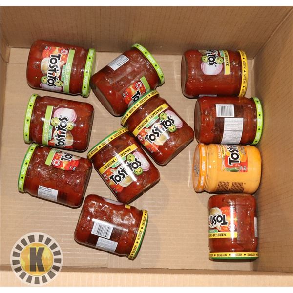 BOX OF ASSORTED CHIP TOPPINGS