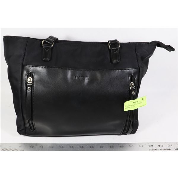 BLACK ROOTS 73 PURSE WITH SEVERAL OUTER