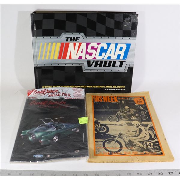 TWO 2006 BARRETT JACKSON MAGAZINES + NASCAR