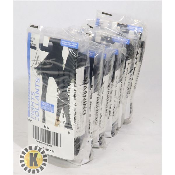 TIGHTS PACK OF 4 CONVERTIBLE MEDIUM BLACK