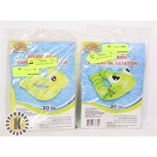 TWO NEW INFLATABLE POOL TOYS