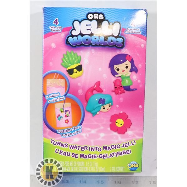 ORB JELLI WORLDZ  4 COLLECTIBLE FIGURES