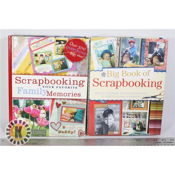 LOT OF 2 SCRAPBOOK MEMORIES BOOK