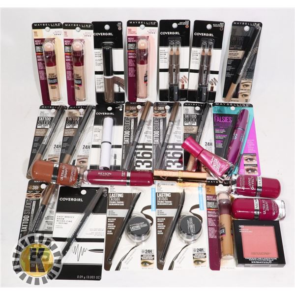 LARGE BAG OF ASSORTED COSMETICS