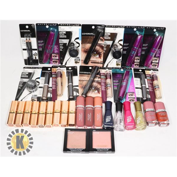 LARGE BAG OF ASSORTED COSMETICS