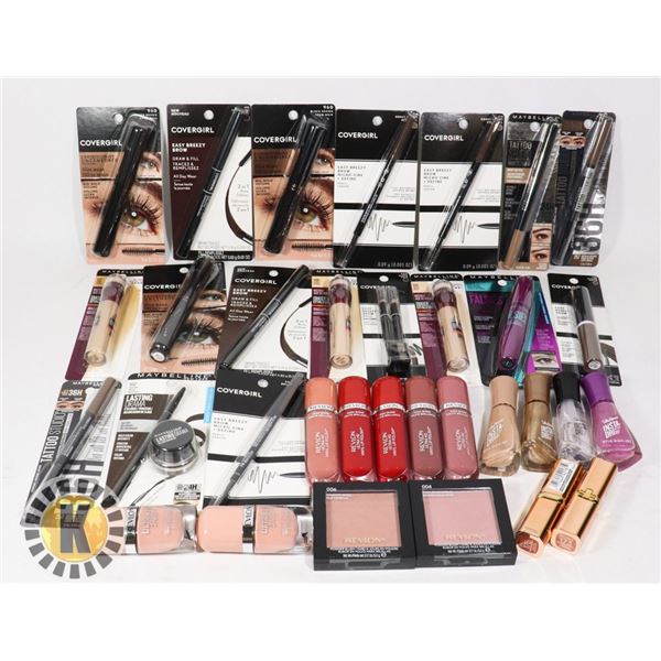 LARGE BAG OF ASSORTED COSMETICS