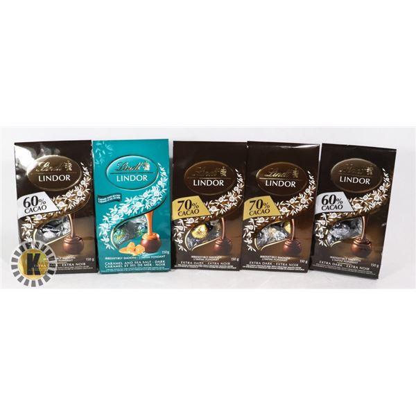 BAG OF ASSORTED LINDT LINDOR CHOCOLATE