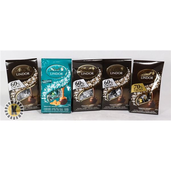 BAG OF ASSORTED LINDT LINDOR CHOCOLATE