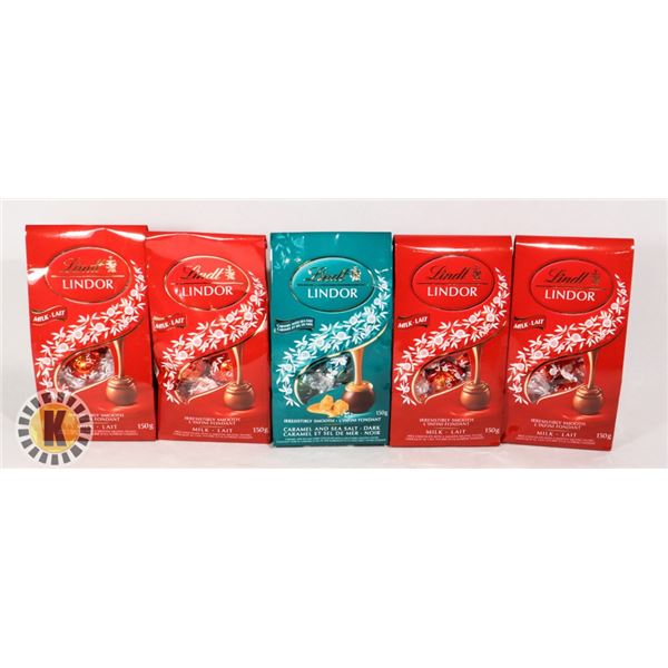 BAG OF ASSORTED LINDT LINDOR CHOCOLATE
