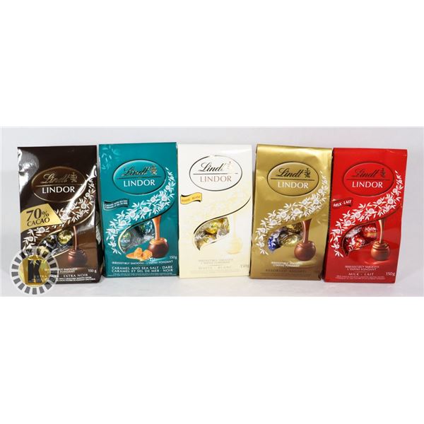 BAG OF ASSORTED LINDT LINDOR CHOCOLATE
