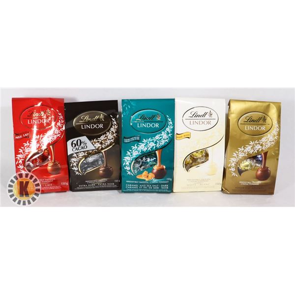 BAG OF ASSORTED LINDT LINDOR CHOCOLATE