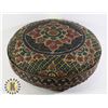 Image 1 : HAND PAINTED LIDDED BASKET FOR SERVING FOOD