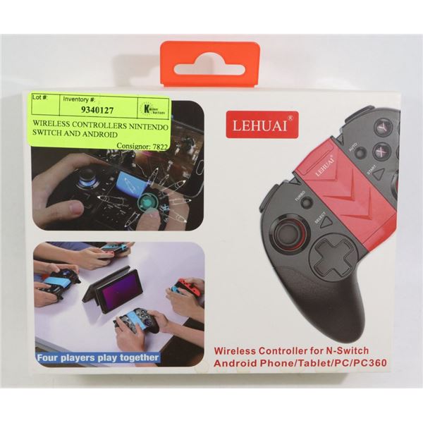 WIRELESS CONTROLLER NINTENDO SWITCH AND ANDROID