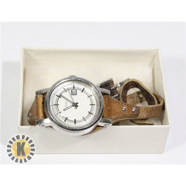 LADIES FOSSIL WATCH LEATHER STRAP