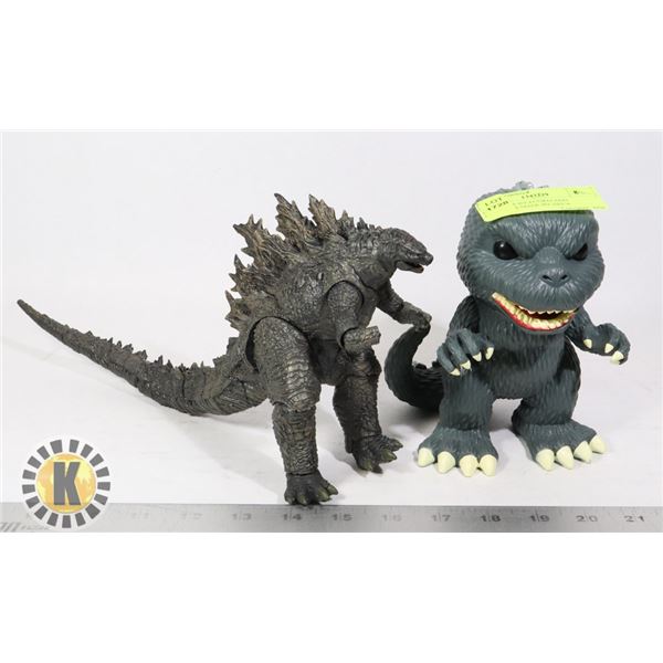 GODZILLA BY FUNKO AND GODZILLA MADE BY NECA