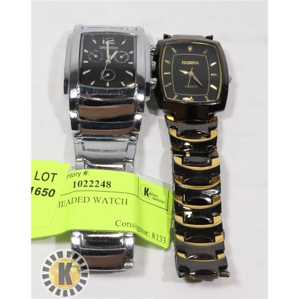 LOT OF TWO WATCHES