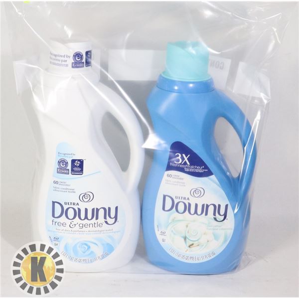 TWO BOTTLES OF DOWNY