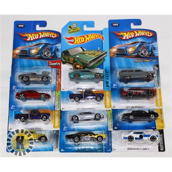 HOT WHEELS ASSORTED BAG OF 12