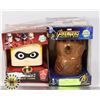 Image 1 : 2 GLOW BUDDIES- AVENGERS AIW &  INCREDIBLES 2