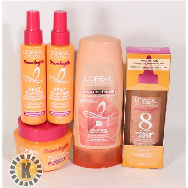 BAG OF L'OREAL HAIR PRODUCTS