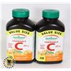 Image 1 : TWO BOTTLES OF JAMIESON CHEWABLE VITAMIN C 500MG