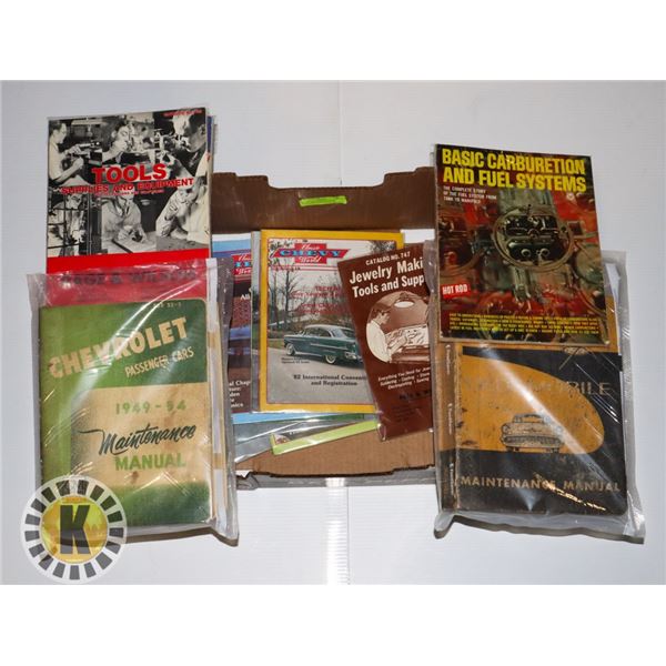 LOT OF ASSORTED VINTAGE MAGAZINES AND MANUALS