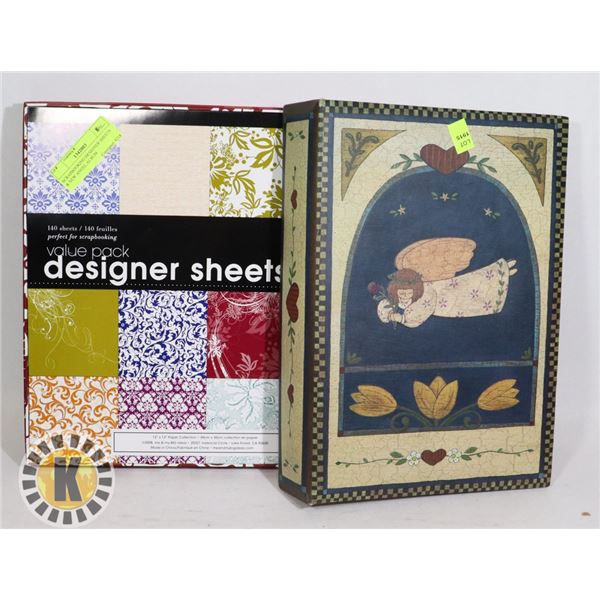 SCRAPBOOKING DESIGNER SHEETS & NEW ANGEL ALBUM