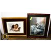 Image 1 : LOT OF 2 FRAMED PICTURES