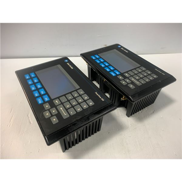 (2) Allen Bradley 2711-K5A5 PanelView 550