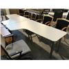 Image 2 : WHITE 5' X 4' CORNER COMPUTER TABLE (RH)