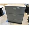 Image 2 : GREY 3 DRAWER LATERAL FILE CABINET