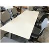 Image 2 : WHITE 6' X 2.5' CONFERENCE TABLE