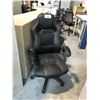 Image 1 : BLACK TUFTED HI-BACK TILTER CHAIR